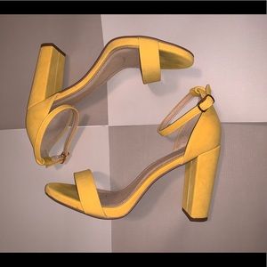 Mustard Yellow Nub Heel